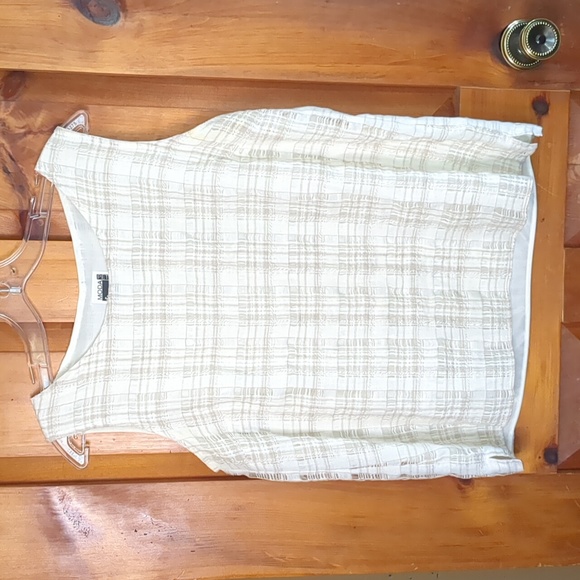 Vintage PARIS STAR* moda sport twin set tank and jacket set. Open weave fabric - Picture 3 of 15